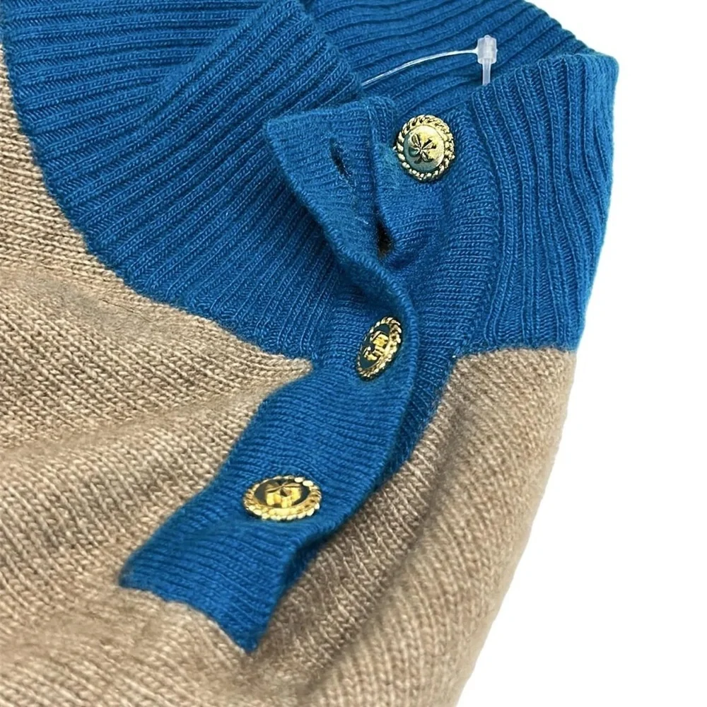 Authentic CHANEL oversized long knitwear 100% cashmere clover sweater 🍀